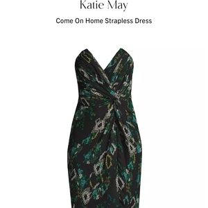 Come On Home Dress in Black/ teal